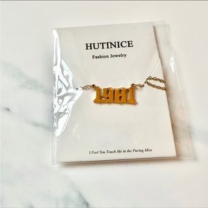 Hutinice 1981 Year 18” Gold Chain